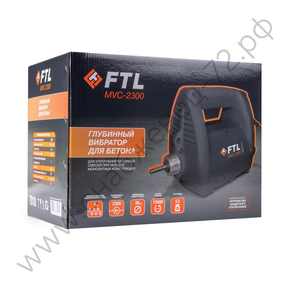 Глубинный вибратор FTL MVC-2300 (Китай)
