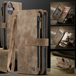 Многофункциональный чехол-кошелек CaseMe 3 in 1 Matte Wallet для iPhone 17