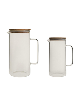 Zara Home кувшин из боросиликатного стекла, цвет прозрачный, 20 см