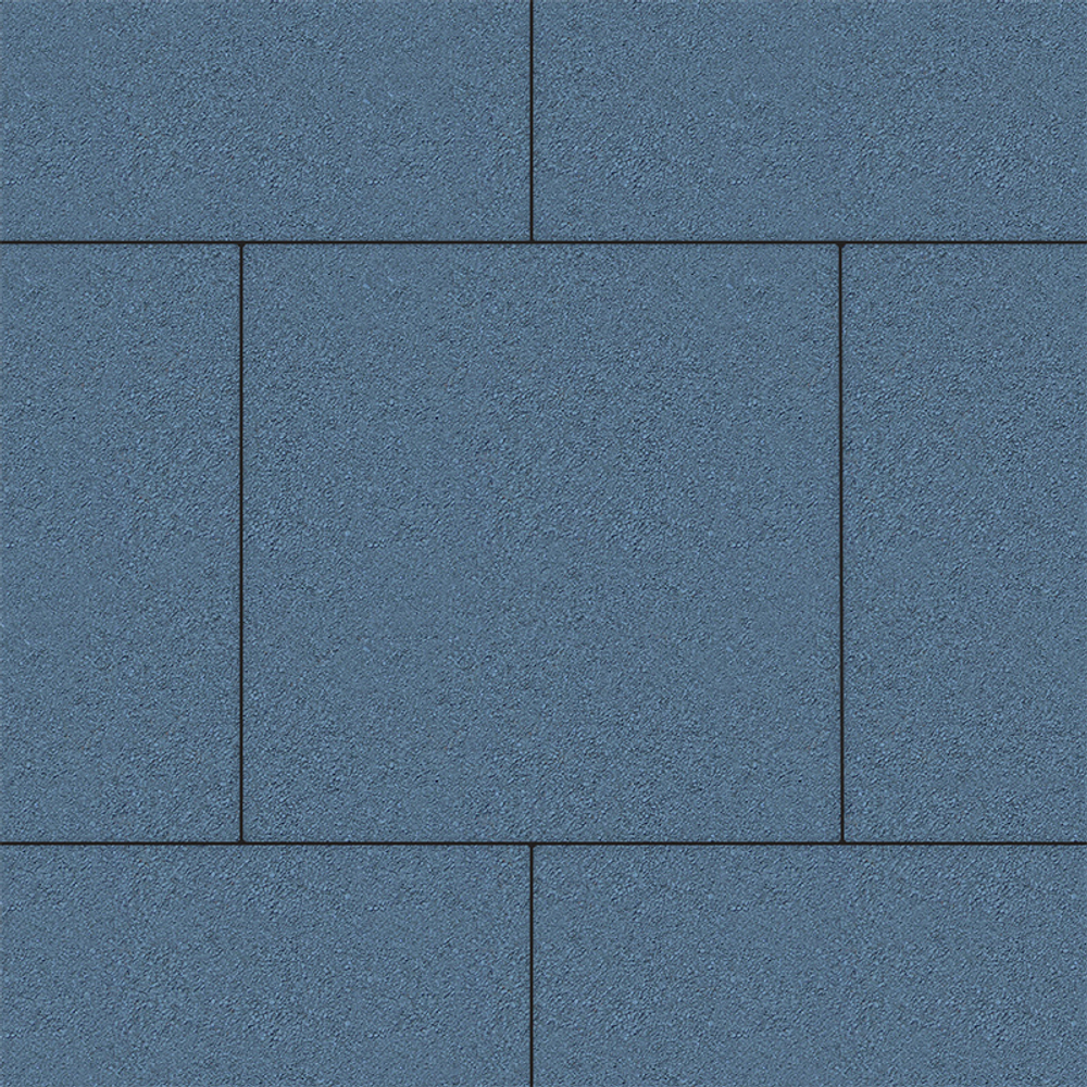 Тротуарная плитка КВАДРАТ 500х500 мм - Стандарт Синий