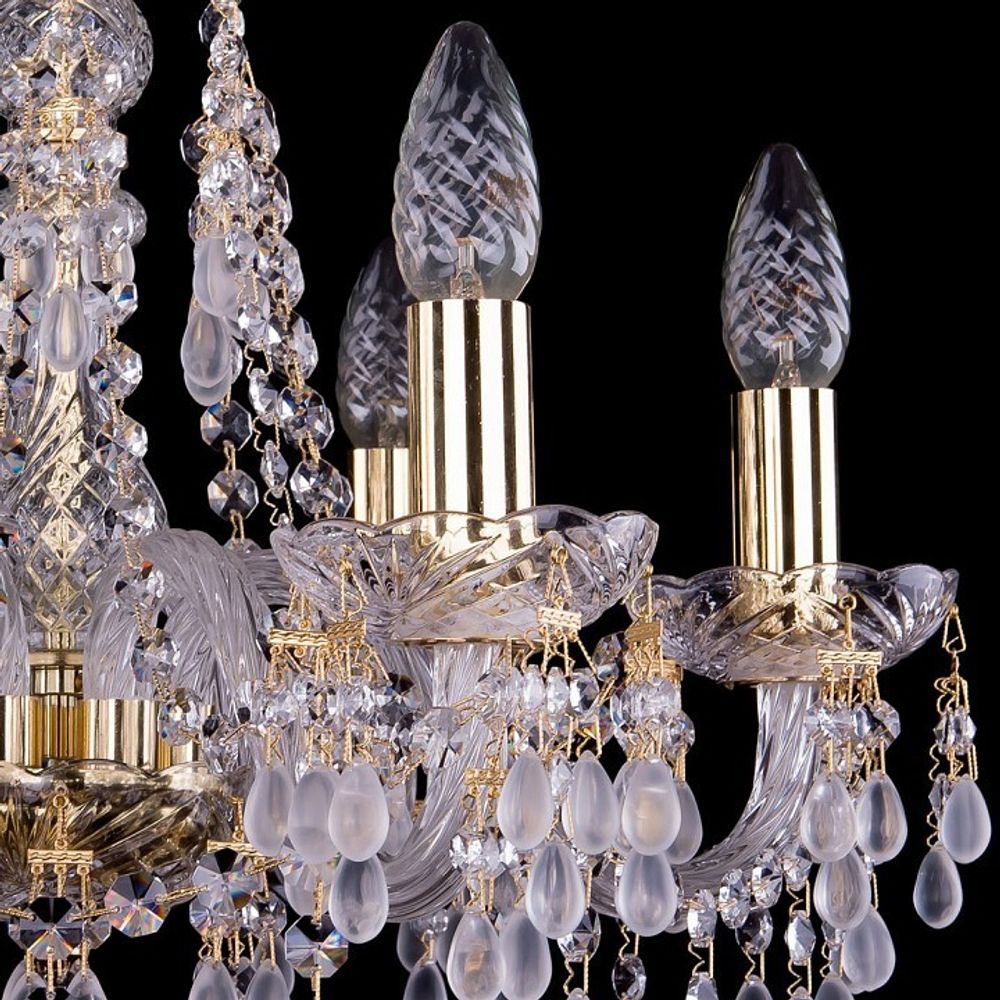 Подвесная люстра Bohemia Ivele Crystal 1410 1410/6/160/G/V0300