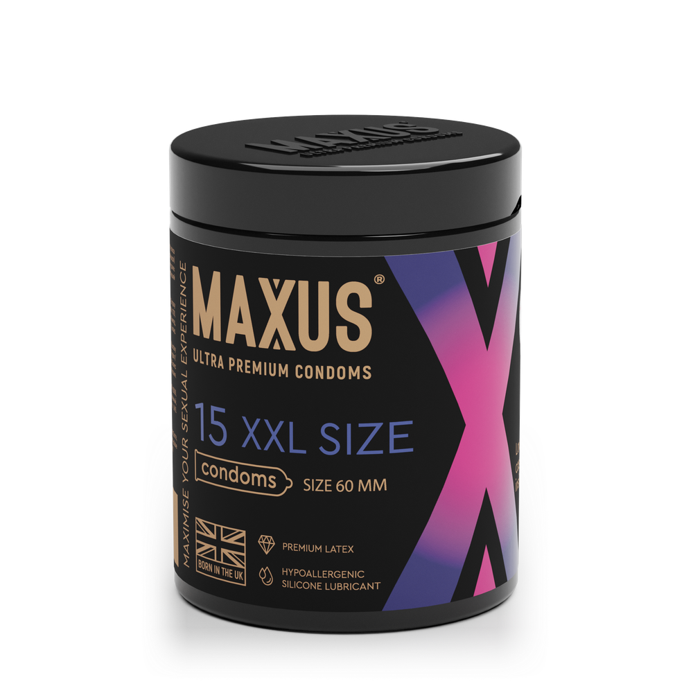 Презервативы MAXUS XXL, с увеличенным размером, X-Edition, 15 шт
