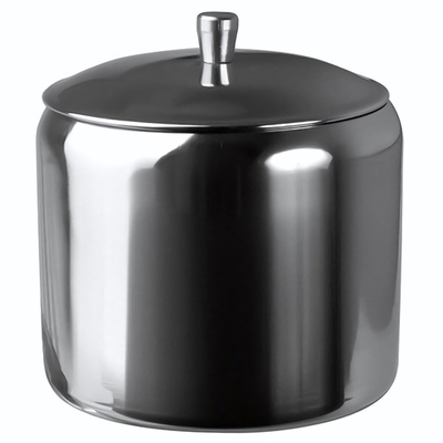 Стальная сахарница «Проотель» с крышкой (объем 180 мл.) (Цвет: серебристый)