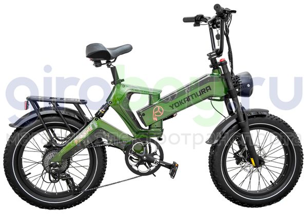 Электровелосипед Yokamura Apache (48V/20Ah) - Military Green