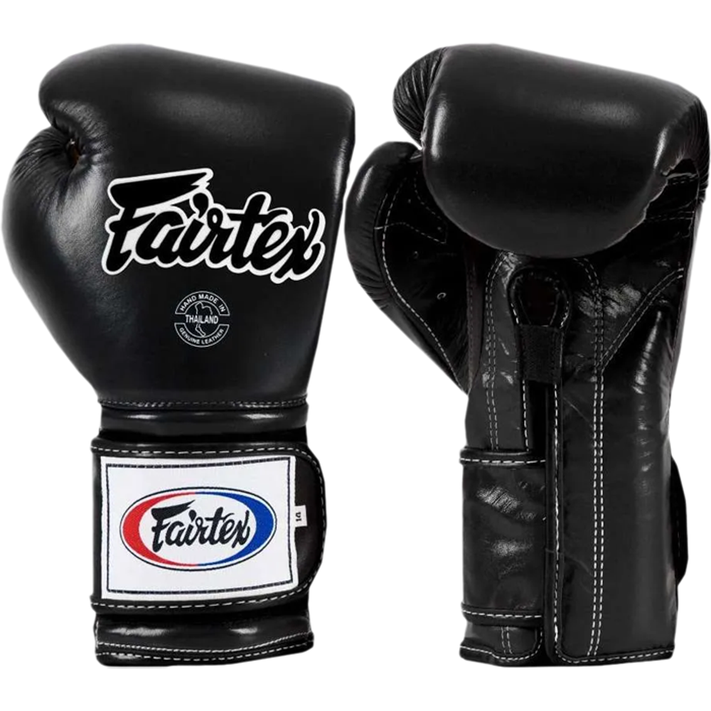 Боксерские перчатки Fairtex BGV-9 Mexican Style Black/White