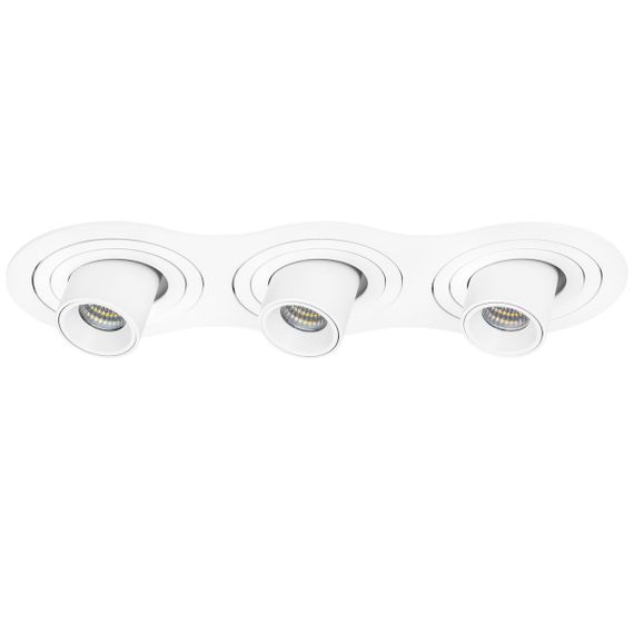 Комплект из светильника и рамки Lightstar Intero Tubo (217636+217162+217162+217162) i636162