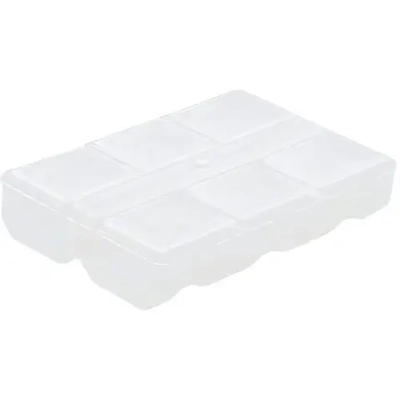 Контейнер для мелочей «ЭКСПЕРТХАУС», прозрачный, 9*6*1,8см