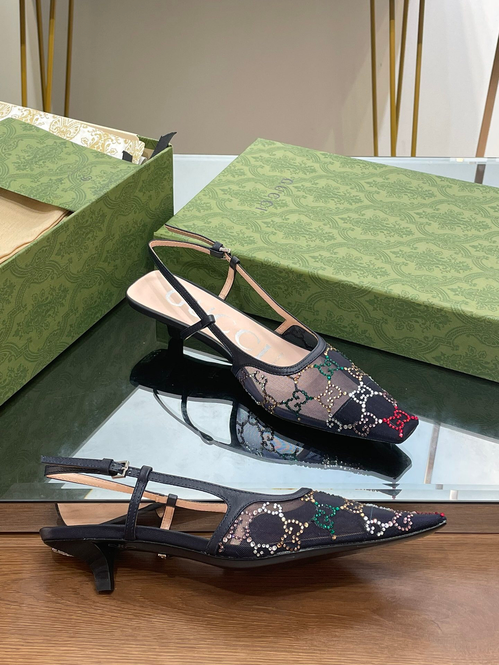 Gucci GG Slingback Pump 3.5 cm