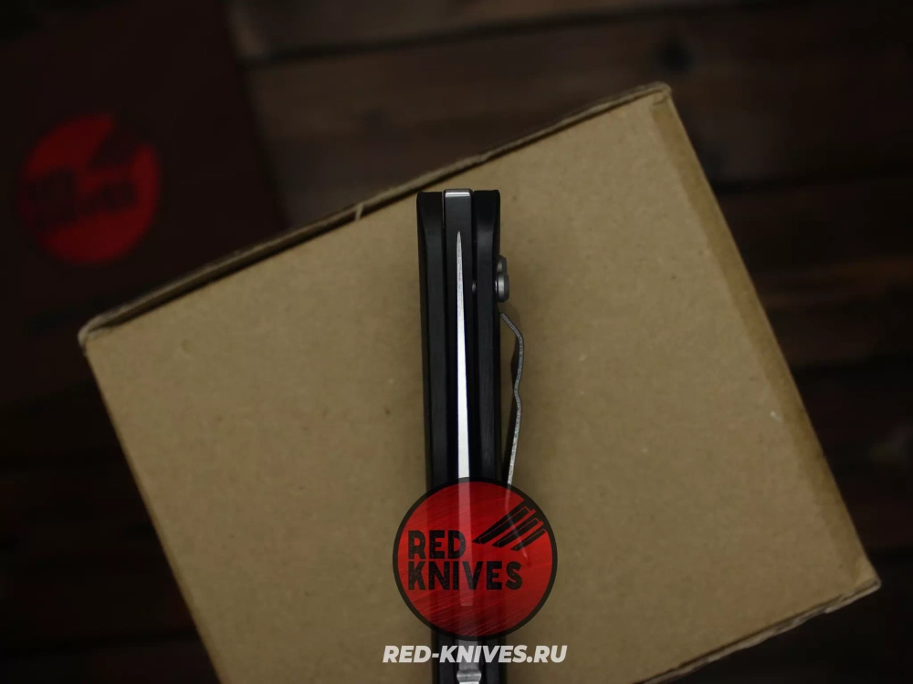 Нож Microtech Stitch Ram-Lok - рукоять черный G10, клинок стоунвош RK-456