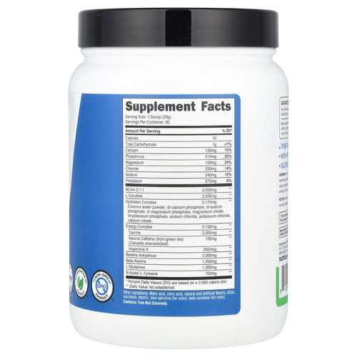 Nutricost, Performance, комплекс для тренировок, зеленое яблоко, 699 г (1,6 фунта)