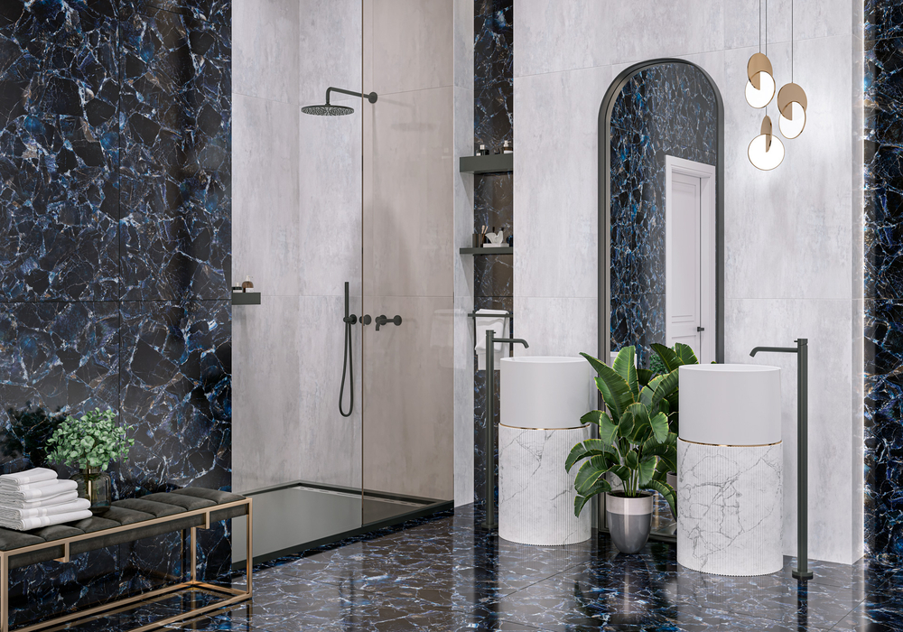 60120ADA23HG Адамант Блю / Adamant Blue Керамогранит суперполированный 600*1200