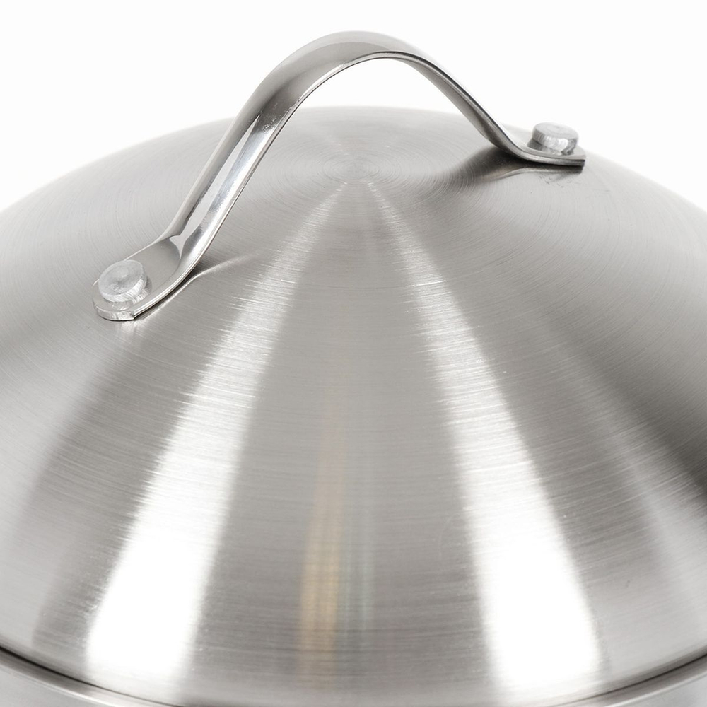 Кастрюля нерж, 2.9 л, с крыш, Daniks, Мальта, GS-01345KS-18CA, индукц