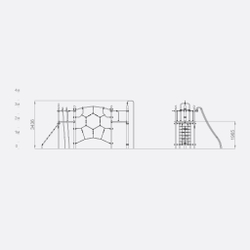 Многофункциональный комплекс «DY-00.02» для уличной площадки