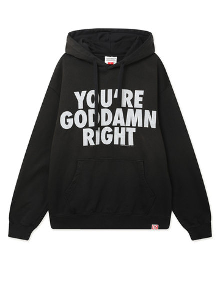 Мужская Толстовка You're Goddamn Right Fade Washing