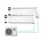 Мульти сплит система Electrolux на 2 комнаты (35+35 кв.м) HM FM