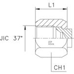 Заглушка V (Г) JIC 9/16"