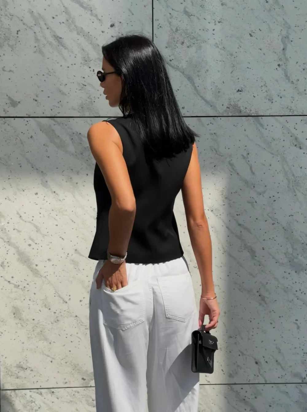 Брюки relaxed fit, Белый