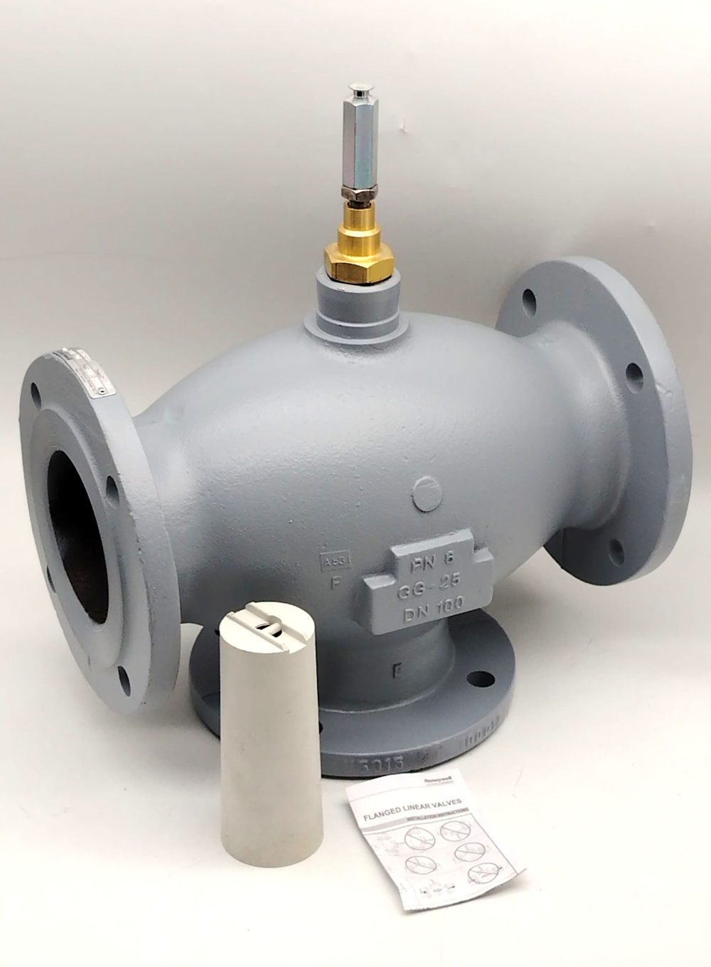 Клапан трёхходовой Honeywell Ду100 DN100 V5015A1151 Kvs-140 PN6