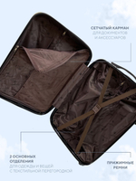 Маленький чемодан LUIYDA, Малиновый, S