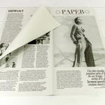 Пленка В листах 20 шт 57 х 57 см "Газета PAPER" (Серый)