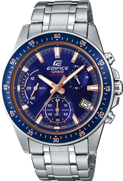 Японские наручные часы Casio Edifice EFV-540D-2A с хронографом