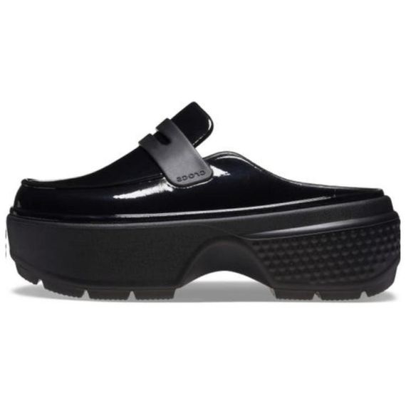 Crocs Stomp High Shine Loafer 'Black'