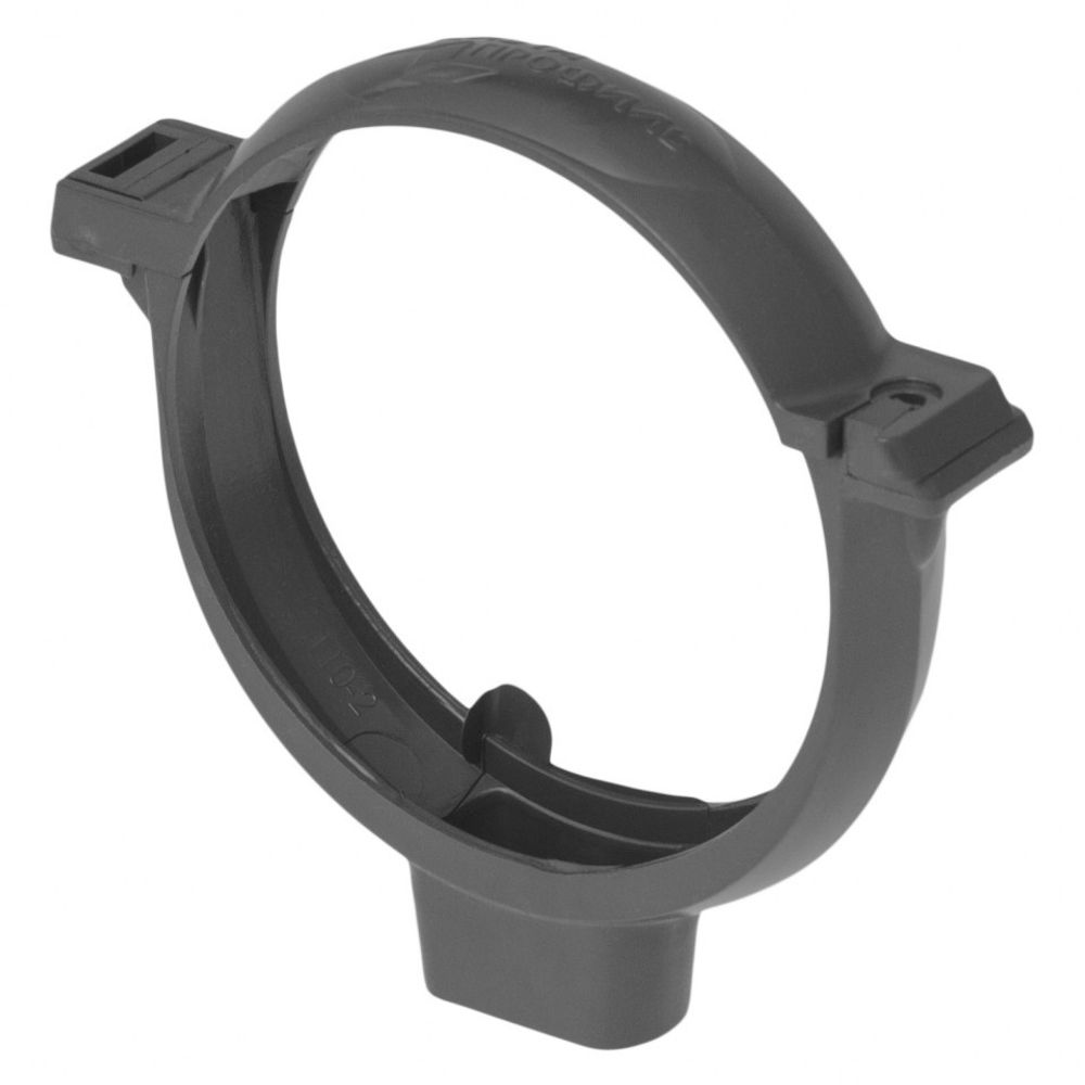 Хомут трубы ПВХ Альта-Профиль Элит Графит 95 мм