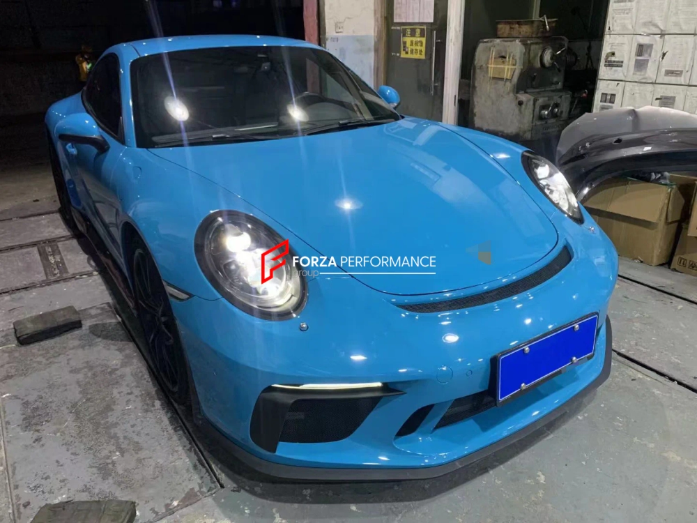 Обвес переделка переднего бампера с фарами в стиле GT3 для PORSCHE 911 CARRERA 991.1 / 991.2 2011–2020