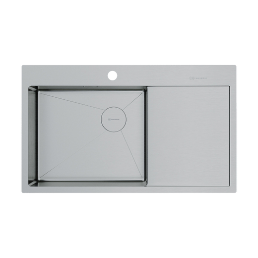 Купить Мойка Omoikiri Aksiame 86-L Side-IN нерж. сталь | Нержавеющая сталь