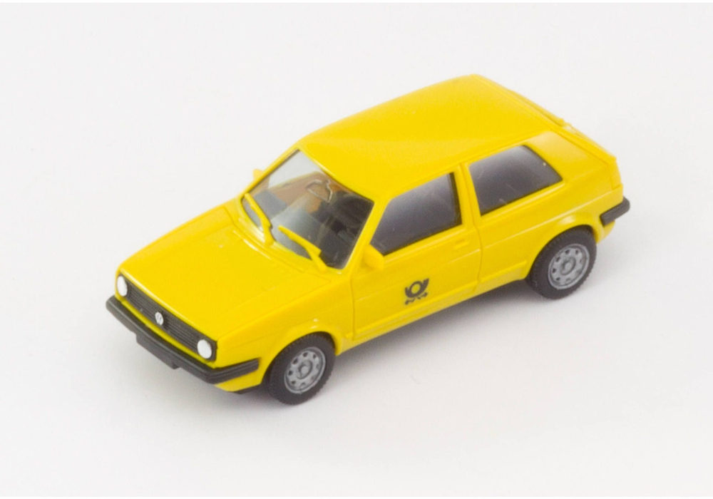 Автомобиль VW Golf II "Post", желтый
