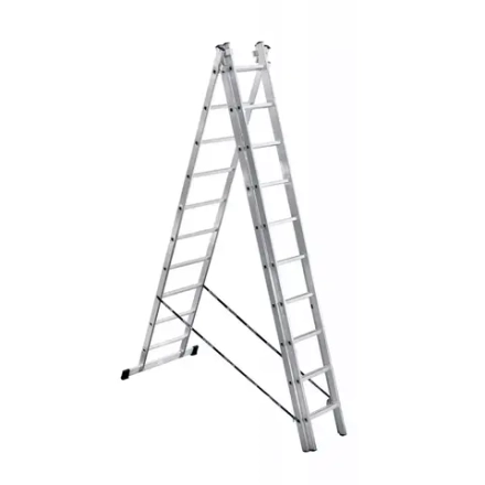 Лестница алюминиевая 3 секционная 3*10  UFUK PRO 411310