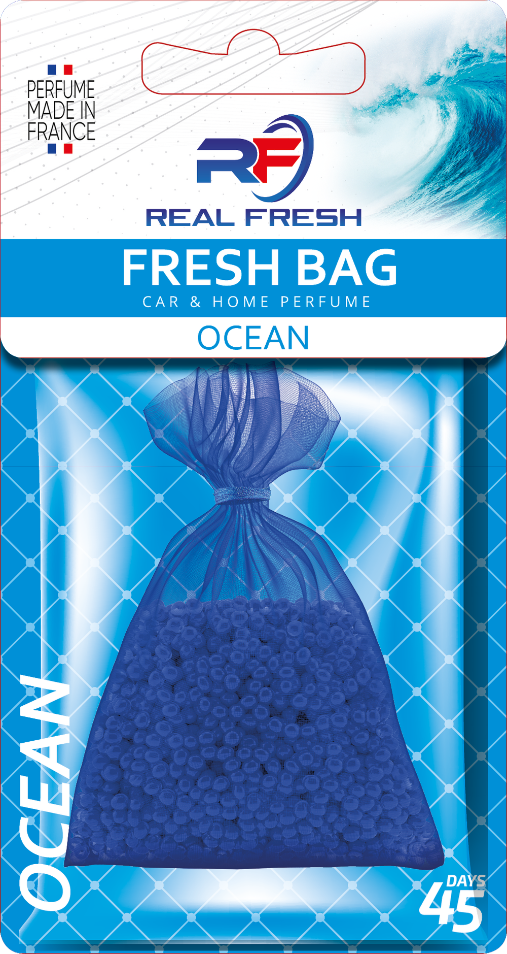 ОСВЕЖИТЕЛЬ ВОЗДУХА В МЕШОЧКЕ REAL FRESH FRESH BAG OCEAN 20G