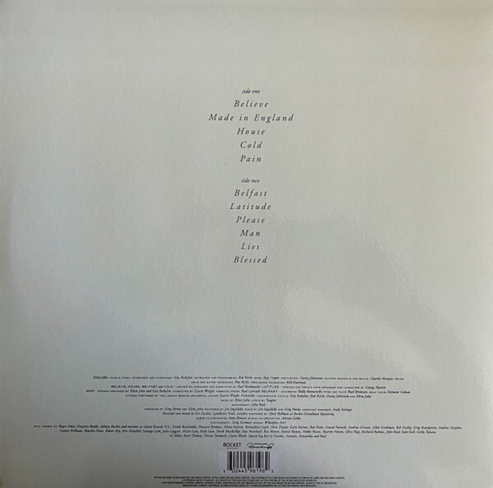 Elton John / Made In England (LP)