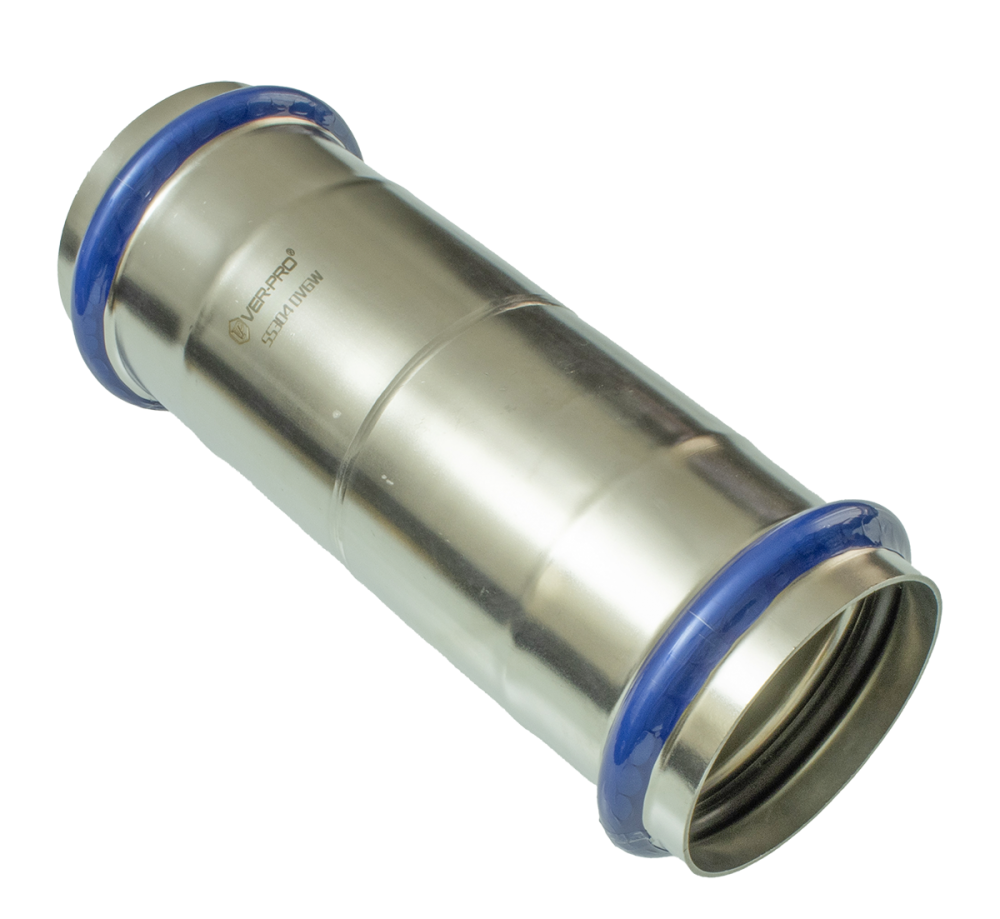 НЕРЖ Муфта соединительный 76.1*76.1  "VER-PRO"  (12/1шт)