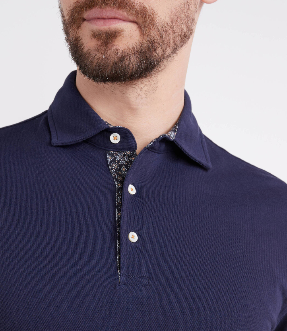 Поло Stenstr\u00f6ms - темно-синий(440095 2468)