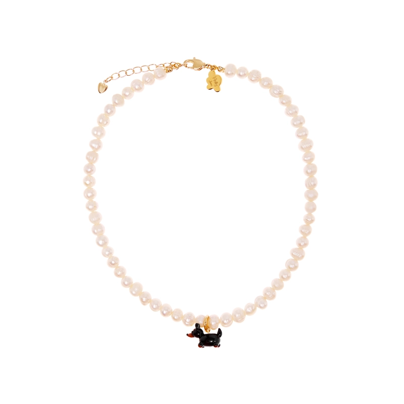 Колье Мой Любимый Пушистик с Жемчугом – Собака