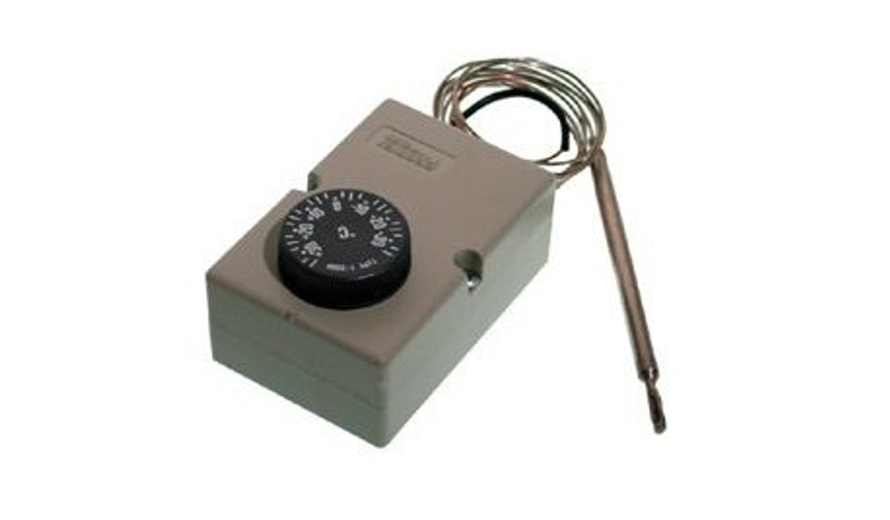 Капиллярный термостат 220V, -30-+30°C 3 контакта в корпусе