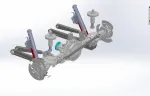 Комплект регулируемой поперечной штанги для Ram TRX 2021+ с шаровым шарниром Heim Joint