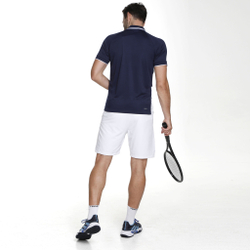 Мужское теннисное поло Dunlop Polo Men - Dark Blue, White