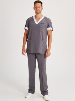 Костюм медицинский мужской Бл-510а+Б-108 от MediS.moda