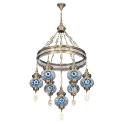 Citilux Каир CL419166 Люстра подвесная Мозаика Синяя