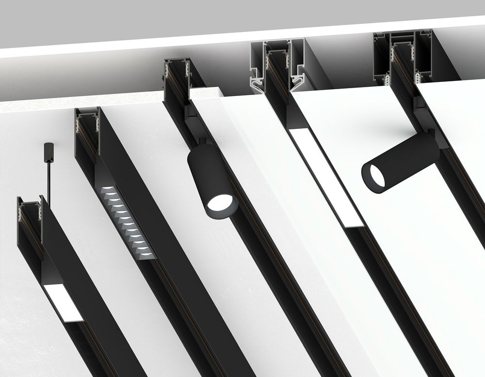 Ambrella Корпус в натяжной потолок для накладного шинопровода Magnetic Track System GL3344