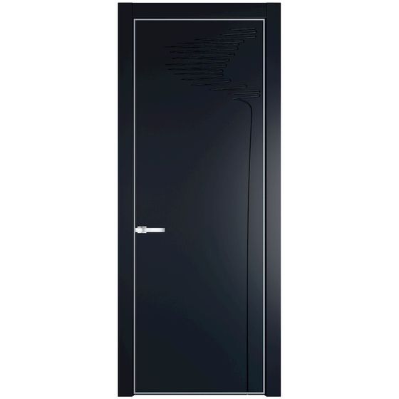 Profil Doors 25PA нэви блу профиль серебро
