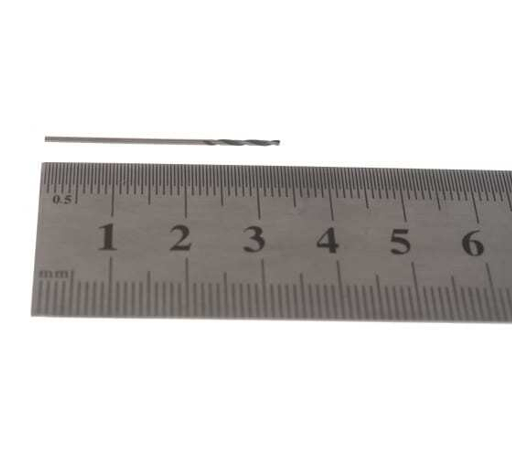 СВЕРЛО ПО МЕТАЛЛУ СИБРТЕХ С ЦИЛИНДР/ХВОСТ D1,0ММ 10ШТ 72210