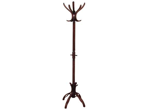 Вешалка напольная В 12Н махагон