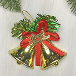 Украшение новогоднее "Колокольчики" 9*9 см, Золото