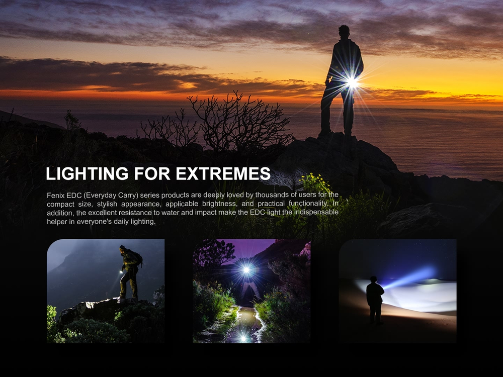 Фонарь Fenix E05R зелёный