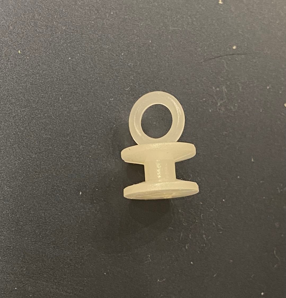 Бегунок шторный (белый) Греция 100шт-упаковка