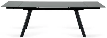 Раскладной обеденный стол Bronte черный керамика 160-240