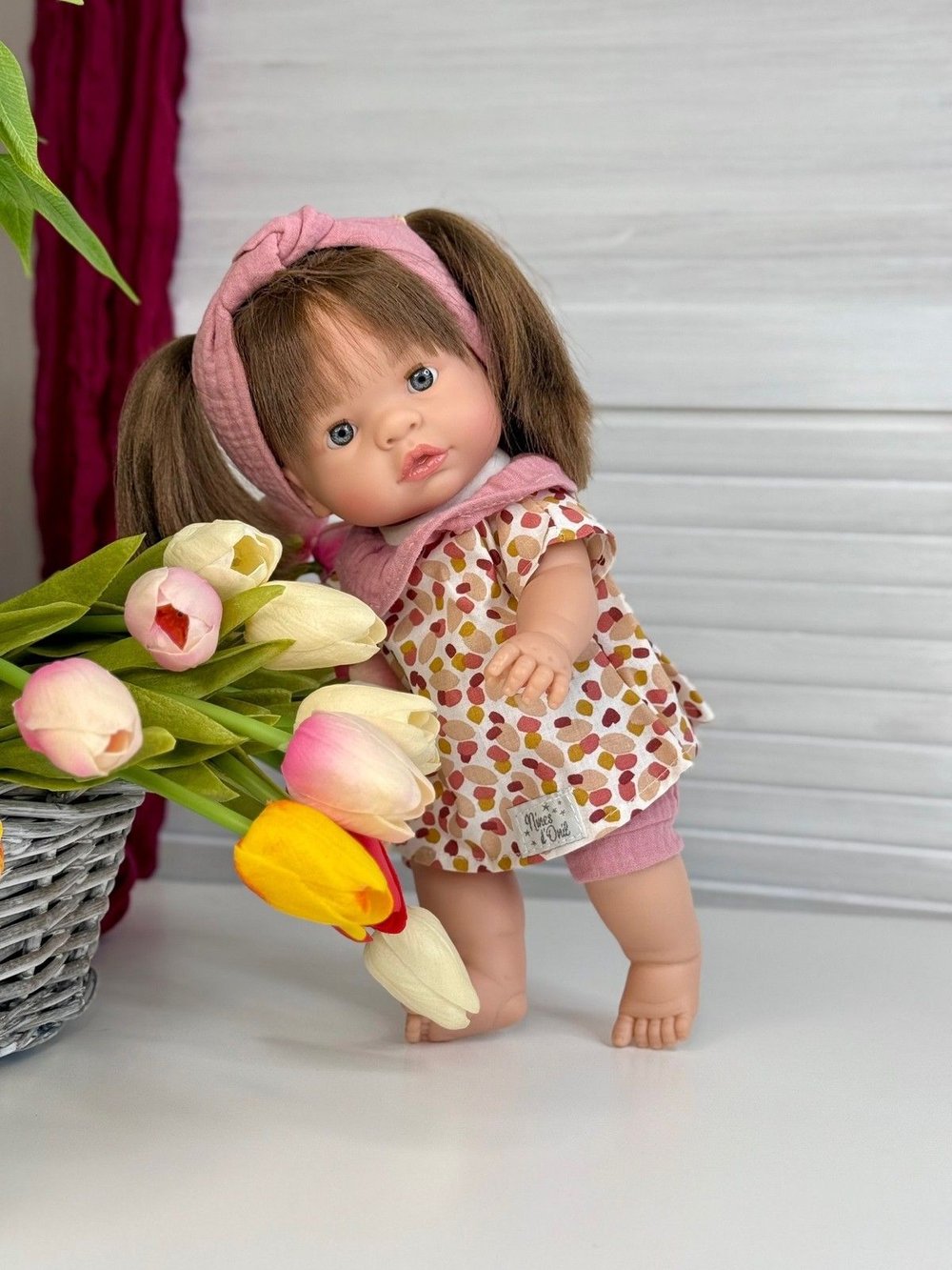 Кукла Nines виниловая 37см JOY в пакете (1000K)